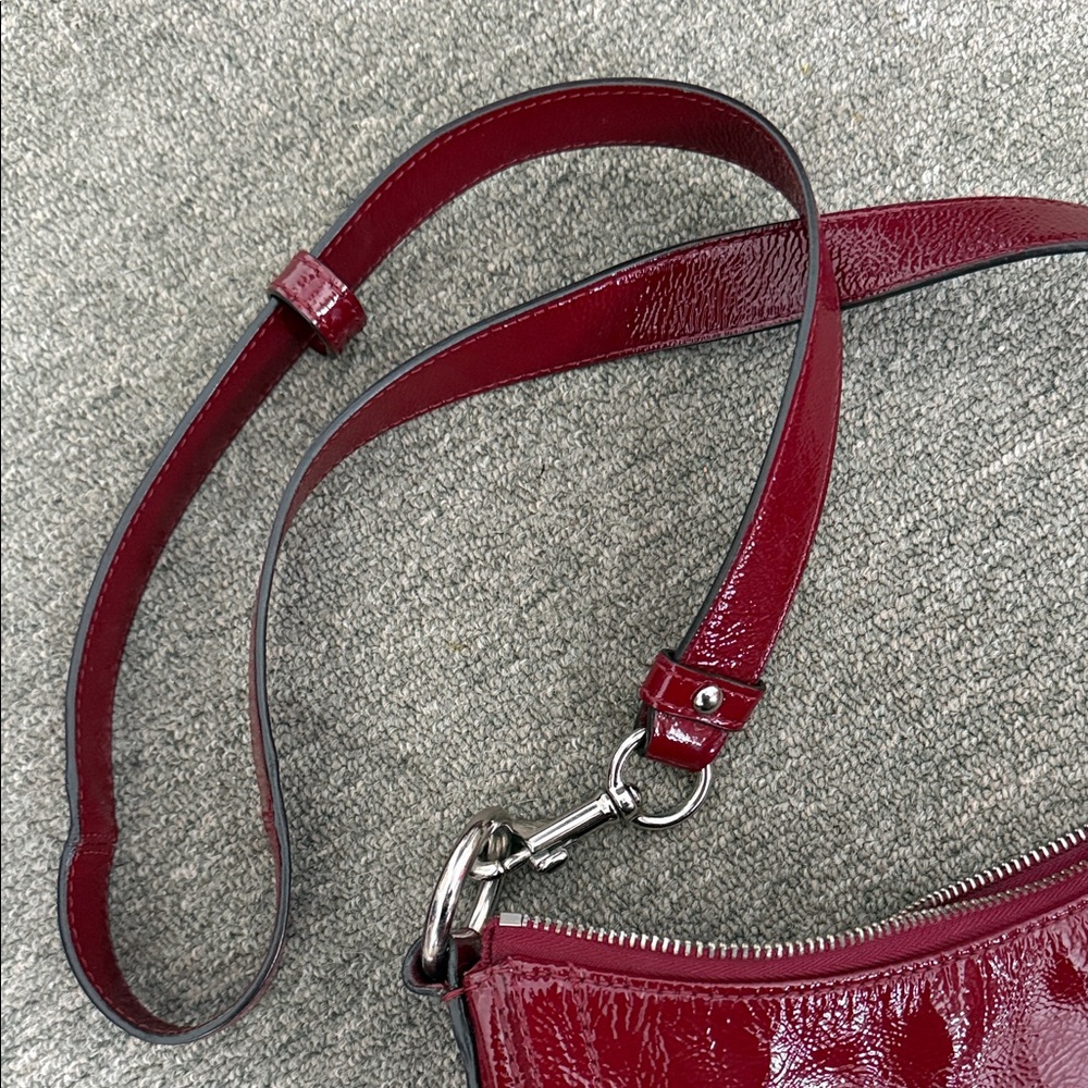 Coach Burgundy Crossbody Bag - Picture 4 of 10